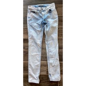 ZARA BASIC STONEWASHED JEANS, SZ 8